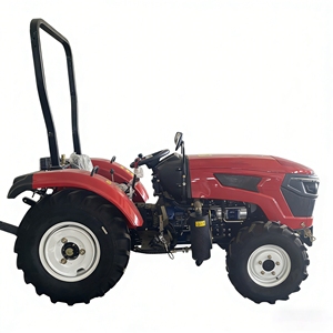 Mini Tractor Compacto para Jardín con Escape Inferior, Implementos para Viñedos y Huertos, 4x4, 50HP, Tractor para Invernadero con Bomba y Rodamientos, Arranque Eléctrico - Product Image 1