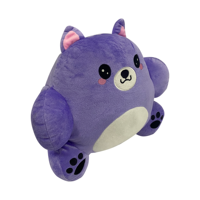 Peluche personnalisée avec logo, adorable, coussin chauffe-mains, pour avion, jouet à câliner pour enfants, OEM BSCI
