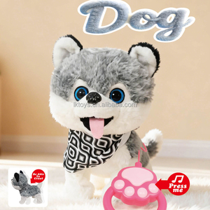 ของเล่นสุนัขเดินได้ Lucky Toys พร้อมรีโมทคอนโทรล สายจูง ตุ๊กตาสัตว์เลี้ยงอิเล็<span class=keywords><strong>ก</strong></span>ทรอนิกส์ ลู<span class=keywords><strong>ก</strong></span>สุนัขเดินได้ เห่าได้ ขยับหัวได้ <span class=keywords><strong>ก</strong></span>ระดิ<span class=keywords><strong>ก</strong></span>หาง ของเล่นใหม่ - Product Image 6
