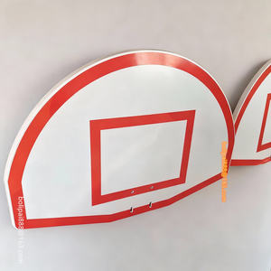 Tabellone da Basket in Alluminio Solido a Forma di Ventaglio - Spessore 32mm, Stampa Logo a Colori, Dimensioni Personalizzate per Campi Specializzati - Product Image 1