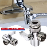 Séparateur d'eau à 4 points Adaptateur de vanne à trois voies Connexion de lavabo de surface en ABS pour purificateur d'eau de cuisine de salle de bain