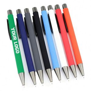 Customized Logo Printed Smooth Signature Ballpoint <b>Pen</b> Portable 1.0mm Metal Student Ballpoint <b>Pen</b> - Product Image 2
