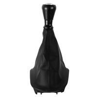 Vente en gros usine : Levier de vitesse noir 5 vitesses avec couvre-levier en cuir pour Peugeot 207 307 CC 308