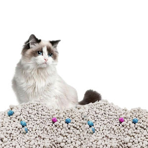 Großhandel Bentonit-Katzenstreu Spülbar Umweltfreundlich Staubfrei Kugelförmig Wenig Streuung Stark Klumpend Geruchsneutralisierend - Product Image 1