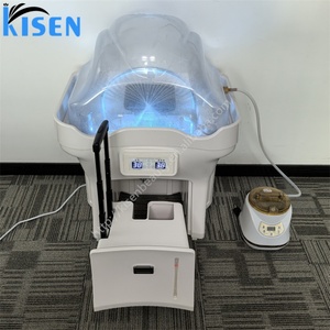 Lavabo de Plástico de Alta Calidad Kisen, Diseño Moderno y Lujoso, Portátil, para Baño, Spa, con Dos Tanques de Agua, para Lavado de Cabello, Salón de Belleza - Product Image 4