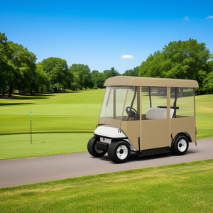 Cubierta impermeable beige para carrito de golf de 4 personas, 78.7 pulgadas de largo, para carritos Yamaha, Club Car y EZGO - Product Image 2