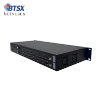 Mezclador de Pantalla Profesional de 15 Canales y 8K, Resolución de Salida Dual de 1080P/1200P, Control Web Interplataforma para Estudio de Transmisión