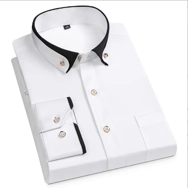 Atacado camisa de manga curta dos homens Camisa masculina de manga curta de verão slim wear casual dress