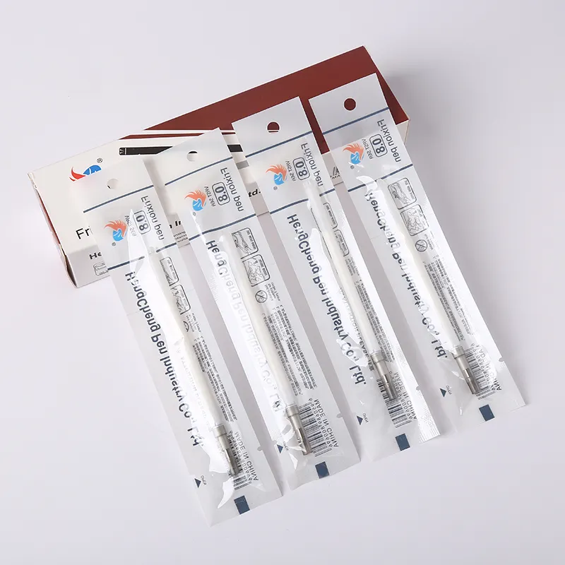 White Color 20 PCs/Box High Temperature Erasable Ballpoint Pen Gel Ink Pen Refill Sewing Supplies