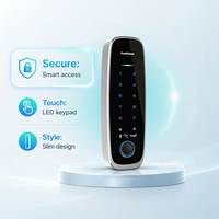 Contrôleur d'accès intelligent compatible WiFi Tuya APP avec carte/code/smartphone, clavier RFID, application Smart Life