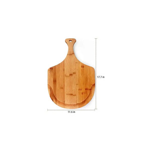 Plateau en bois pour steak et pizza, plateau en bois massif pour charcuterie, plateau à fruits, plateau à fromage et à pain - Product Image 2