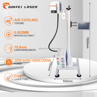 Machines de gravure laser CO2 JUNFEI 30W 60W 100W DAVI CRD de type portique, nouvelles, prennent en charge le format DXF pour les produits en bois et en bambou