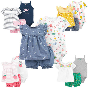 Conjuntos de Ropa Casual de Lana Modal Estampada para Niñas de 4 a 12 Años, Verano 2022, Venta al Por Mayor en China a Precio Económico - Product Image 1