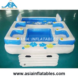 Colchoneta Flotante para Fiestas en la Playa, CoolerZ Tropical Breeze, <span class=keywords><strong>Isla</strong></span> Flotante Inflable para Ocio - Product Image 4