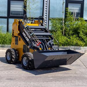 БЕСПЛАТНАЯ ДОСТАВКА: Китайский мини-погрузчик с колесным приводом, сертификаты CE/EPA/EURO 5, ковшовый погрузчик, траншеекопатель, роторный плуг, дизельный двигатель, редуктор - Product Image 4