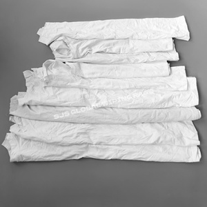 Paca de trapos de algodón 100% de 10 kg y 25 kg, trapos de tela blanca para talleres mecánicos y maquinaria - Product Image 1