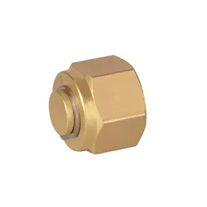Brass Double Ferrules Fractional Tube 1/16 to 1 1/2 Inch Union Plugs Double ferrule nut