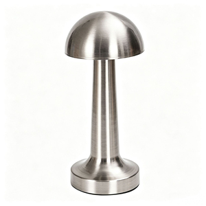 Modern Brass Bell Crystal Shade Mushroom Table Lamp E26 LED 2700K Soft Warm White AC 220V <b>Decorative</b> Living Room <b>Lighting</b> - Product Image 1