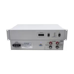 YUCOO 19 Inch 2U Rack Mount Dual DC Input To 48Vdc 50A Output DC To DC Voltage Converters 110V To 48V