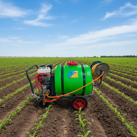 Pulvérisateur à chariot chinois JC 160L, remorque, moteur à essence/essence, haute sécurité, utilisation agricole, pulvérisateur pour la lutte antiparasitaire des vergers