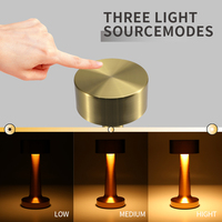 Lampe de table moderne pour hôtel et restaurant, rechargeable sans fil, lumière LED sans fil, lampe de table sans fil pour intérieur, lampe de bureau sans fil vintage simple
