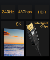 Cable H Yesido 8K Ultra Clear con Carcasa Metálica e Interfaz sin Retraso en la Transferencia de Datos