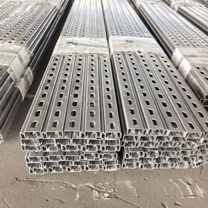 Customizable Factory Direct Sales 1-5/8 X 1-5/8 Hot <b>Dipped</b> Galvanized Metal Steel Channel - Product Image 4