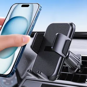 Produit de vente chaude en gros 360 degrés réglage Stable crochet en métal support de téléphone portable pour voiture évent support de téléphone