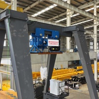 Grue à portique sur pneus en caoutchouc à double alimentation diesel RTG, énergie hybride, économie de carburant, déplacement flexible