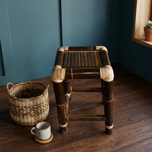 Premium Handmade Sulawesi Traditional <b>Bamboo</b> <b>Stool</b> for Outdoor Furniture Tiki Bars Relax & Party High Quality - Product Image 4