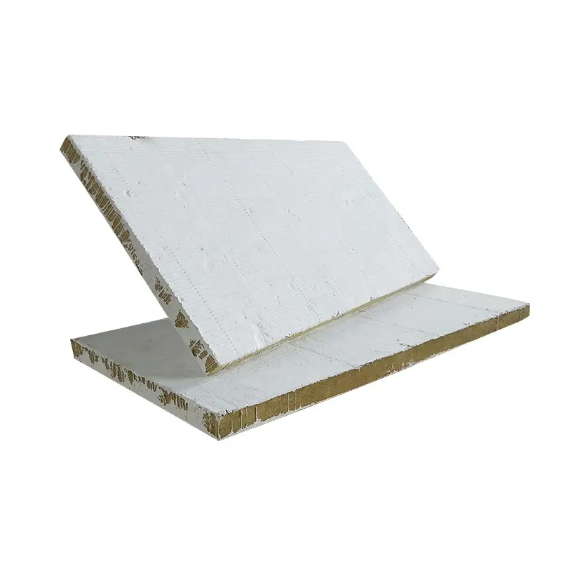 Coated Mineral Wool Boards Fre-resistant Rock Wool Fire Coating Boards