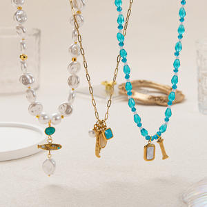 Venta al por mayor asequible barato perla colección colgante collar para mujer joyería - Product Image 5