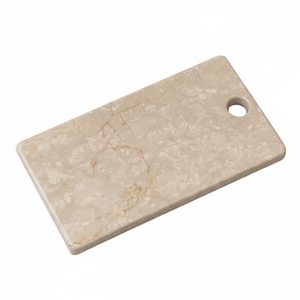 Planche à découper en marbre de pierre naturelle pour les chefs à domicile qui préfèrent une surface de préparation de cuisson durable et hygiénique - Product Image 1