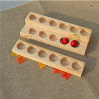 Présentoir d'huile essentielle en bois boîte de rangement cosmétique et support d'aromathérapie de parfum outils à main pour l'application de cuisine