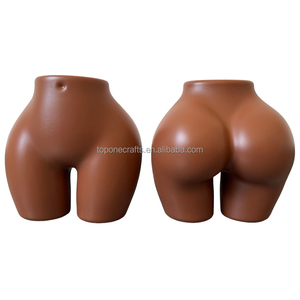 Mannequin de présentation demi-corps pour vêtements, en plastique, pour femmes aux courbes généreuses, pose debout, vente en gros à prix abordable - Product Image 2