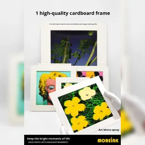 Affiche giclée sans acide imprimée à l'encre Peinture décorative encadrée Cadre <span class=keywords><strong>photo</strong></span> en carton sans acide Illustration Art Celebrity Book - Product Image 5