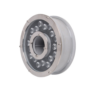 ไฟน้ำพุ LED ทรงกลมสแตนเลส IP68 กันน้ำ 5000K แสงเดย์ไลท์ DC 12V ปรับความสว่างได้สำหรับสระว่ายน้ำ - Product Image 1