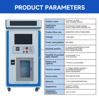 Máquina Expendedora de Agua de Uso Comunitario Personalizada de Fábrica YISO, 400GPD, 24H, Totalmente Automática, con Múltiples Métodos de Pago, Filtración de 11 Etapas, UV/Ozono