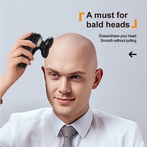 <span class=keywords><strong>Rasoir</strong></span> électrique sans fil <span class=keywords><strong>pour</strong></span> hommes, étanche, humide/sec, avec écran LCD, <span class=keywords><strong>tête</strong></span> <span class=keywords><strong>chauve</strong></span> rotative, <span class=keywords><strong>pour</strong></span> le toilettage du corps. - Product Image 2