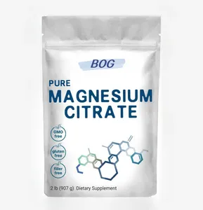 Nguồn gốc tinh khiết magiê Citrate bột 2 pounds (32 ounce) tinh khiết và phụ miễn phí thư giãn & sử dụng chất dinh dưỡng thuần chay magiê