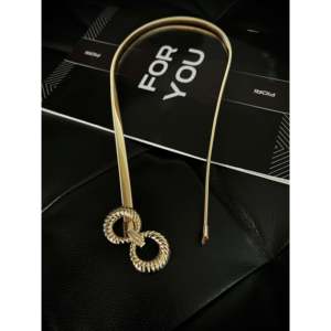 Fiori Round Buckle Spring <b>Belt</b> For <b>Women</b> Wedding Fashion <b>Gold</b> Tone Synthetic Leather Standard Size - Product Image 1