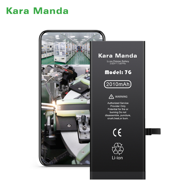 Kara Manda Factory OEM for iPhone Battery IP7 Cell Phone Battery Rechargeable Replacement iPhone Batteries for iPhone 7 7G