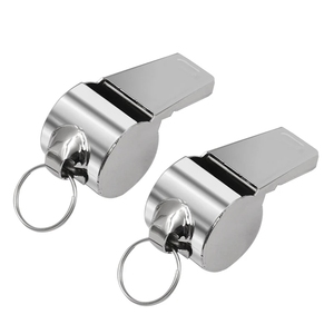 Sifflet d'arbitre de sport en acier inoxydable pour le football/le soccer/le basketball/le hockey/le baseball, bricolage, ODM, survie en plein air - Product Image 1