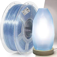 Creat3D Vente en gros Filament d'imprimante 3D PETG à paillettes 1.75mm 1kg/bobine Filament 3D brillant PETG