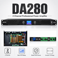 Amplificateur numérique double canal 800W avec écran d'affichage, amplificateur de puissance audio professionnel pour sonorisation de scène et enceintes PA