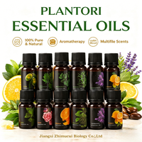 Huiles essentielles bio pour le visage à la menthe poivrée, à la rose et au gingembre, huile essentielle pure de vanille, d'arbre à thé et de romarin pour massage corporel et diffuseur.