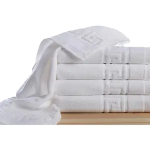 White 100% Cotton 5 Star Hotel Linen Towel Luxury Hotel Bath Towel Sets Cotton Soft Absorbent Hotel Custom Bath Towels