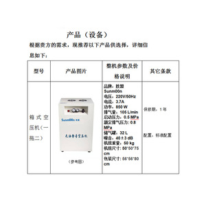 Sm Box Type Oil Free <b>Air</b> Compressor 32L Dual Unit For Dental Lab Use - Product Image 3