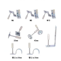 Fixation de plafond intégrée à clou de feu de support de taille personnalisable avec clip de plafond