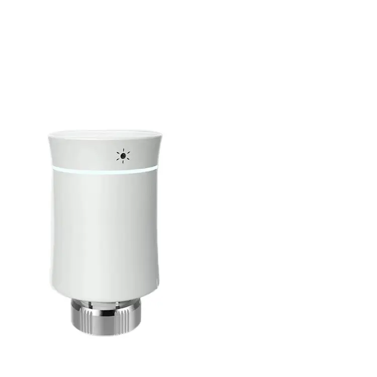 Actuador de radiador de válvula de termostato inteligente Tuya Zigbee con control de aplicación para calefacción de suelo hidrónico moderno en hoteles